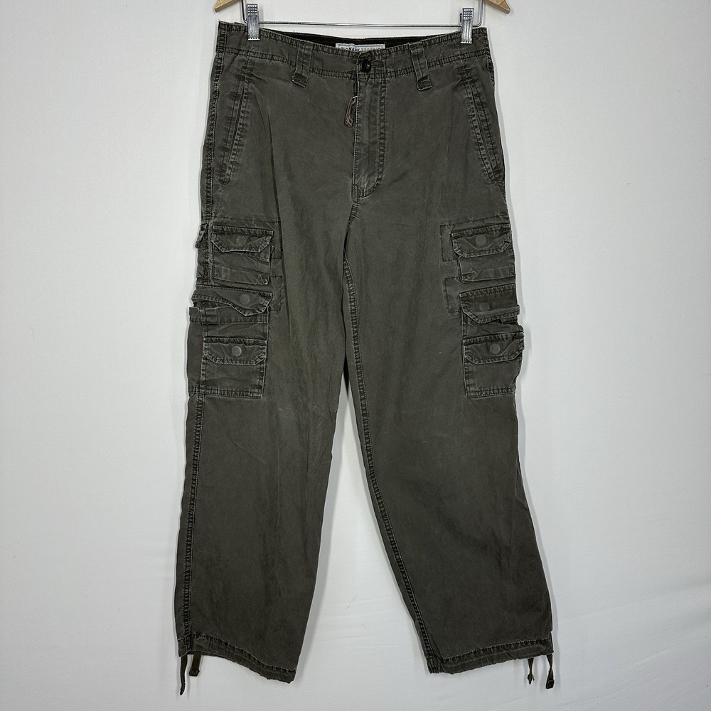 Vintage Y2K Old Navy Military Cargo Utility Pockets 32x28.5(see Desc) Men Pants